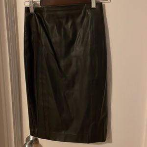 Express Faux Leather Pencil Skirt